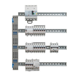 Legrand - Peigne vertical VX³ auto - 125 A - pour coffrets 4 rangées - Réf : 405034
