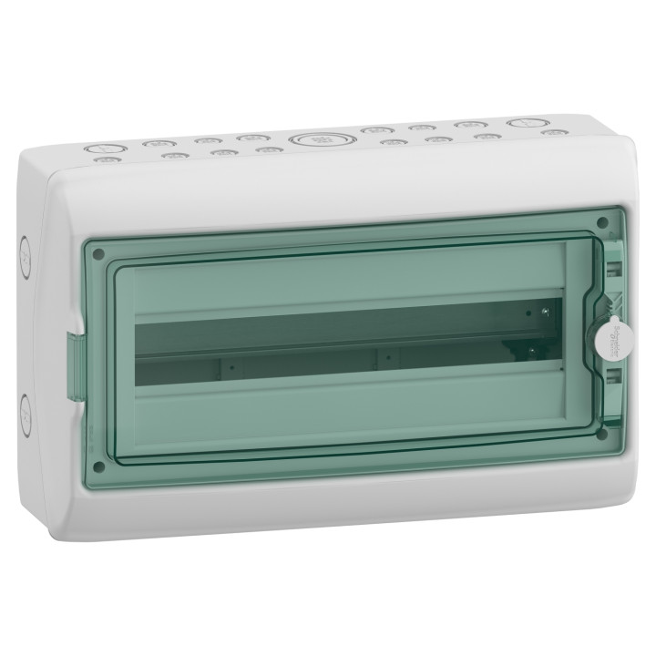Schneider - Mureva - Coffret étanche - 1 Rangée 18 Modules - IP65/IK09 - Réf : 13963M