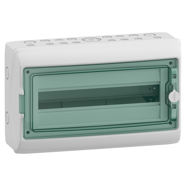 Schneider - Mureva - Coffret étanche - 1 Rangée 18 Modules - IP65/IK09 - Réf : 13963M