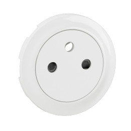 Legrand - Céliane - Enjoliveur pour prise de courant fort 2P+T - Surface Confort - Blanc - Réf : CB0111