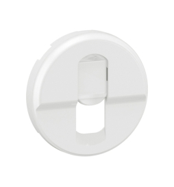 Legrand - Céliane - Enjoliveur pour prise simple RJ45 blindée catégorie 6A STP Grade 3 TV - Blanc - Réf : CB0346