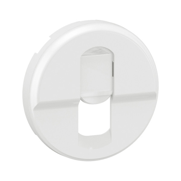Legrand - Céliane - Enjoliveur pour prise simple RJ45 blindée catégorie 6A STP Grade 3 TV - Blanc - Réf : CB0346
