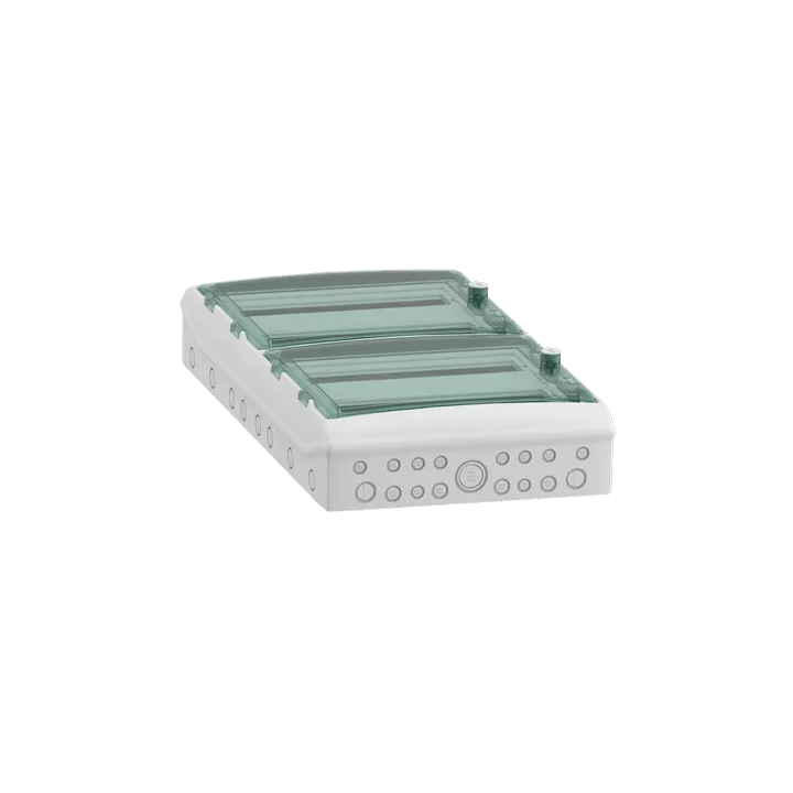 Schneider - Mureva - Coffret étanche - 4 Rangées 18 Modules - IP65/IK09 - Réf : 13968M