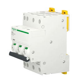 Schneider - Acti9 IDT40T - disjoncteur modulaire - 3p+n - 20A - courbe D - 4500A/6KA - Réf : A9P32720