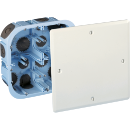 Eur'Ohm - XL Air'Métic -Boîte de Dérivation encastrée - Étanche à l'air - 140x140x50 - Réf : 51018