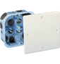 Eur'Ohm - XL Air'Métic -Boîte de Dérivation encastrée - Étanche à l'air - 140x140x50 - Réf : 51018