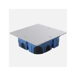 Eur'Ohm - XL Air'Métic -Boîte de Dérivation encastrée - Étanche à l'air - 140x140x50 - Réf : 51018