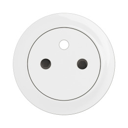 Legrand - Céliane - Enjoliveur pour prise de courant fort 2P+T - Surface Confort - Blanc - Réf : CB0111
