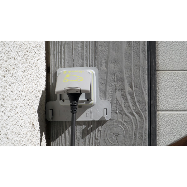 Legrand - Kit prise saillie étanche Green'up véhicule électrique + Disjoncteur diff. - 20A - Type F - Réf : 090471 + 410754