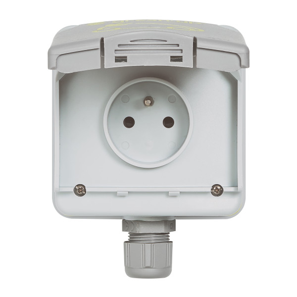 Legrand - Kit prise saillie étanche Green'up véhicule électrique + Disjoncteur diff. - 20A - Type F - Réf : 090471 + 410754