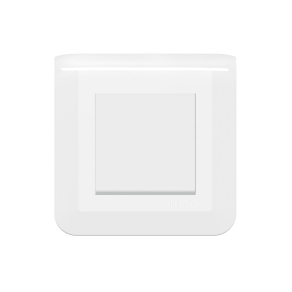 Legrand Mosaic - Prêt à poser - Va et vient complet + boîte batibox 1 poste Prof. 40mm - 080021L+080251+277802L+278011L