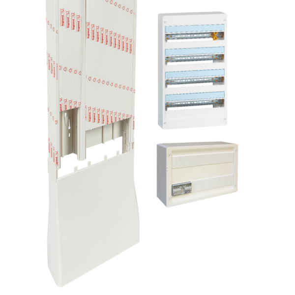 Legrand - Drivia - Kit GTL 18M + Tableau 4 Rangées de 18 Modules + VDI 4RJ45 - Réf. : 030067+401224+418248