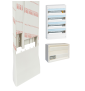 Legrand - Drivia - Kit GTL 18M + Tableau 4 Rangées de 18 Modules + VDI 4RJ45 - Réf. : 030067+401224+418248