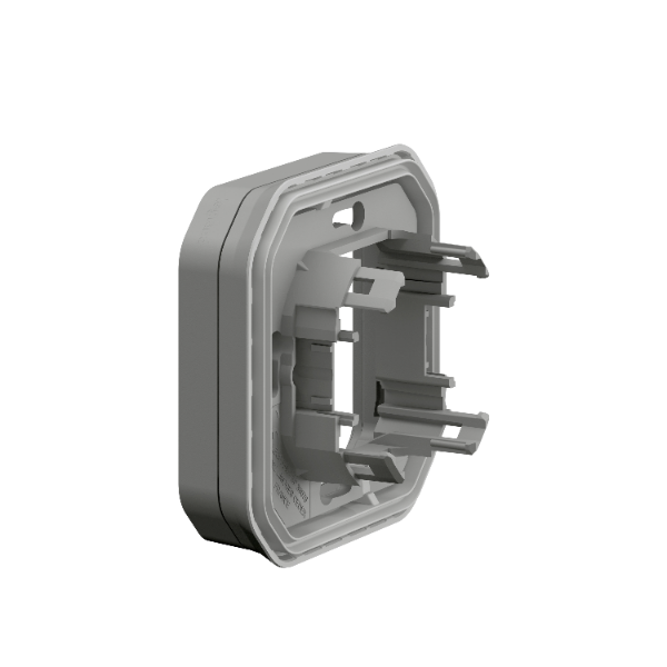 Legrand - Plexo L - Support plaque étanche - Encastré - 1 poste - Gris - Réf : 069681L