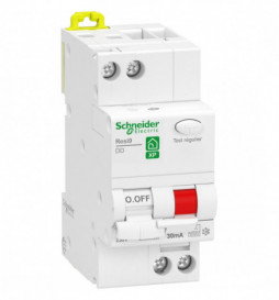 Schneider - Resi9 XP - disjoncteur différentiel - 1P+N - 20A - 30mA - courbe C - type Fsi - Réf : R9PDCF20
