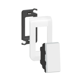 Legrand Mosaic - Va-et-Vient complet - 1 module - 10A - 230V - Réf : 080250+278001L+078801L