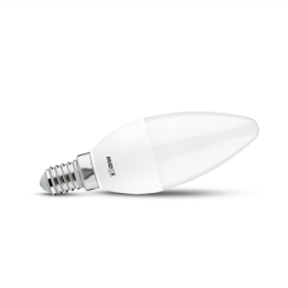 Miidex - Ampoule LED E14 6W Flamme - E - 806 Lm - 240° - 4000K - Réf : 100584