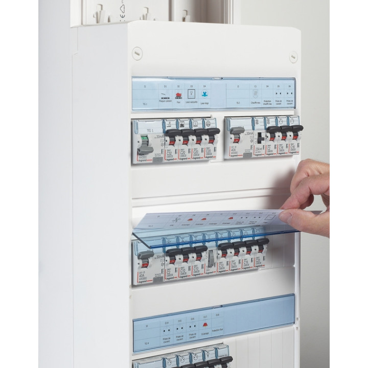 Legrand - Coffret DRIVIA 52 Modules - 4 Rangées de 13M - largeur 250mm - Réf.: 401214