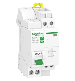 Schneider - Contacteur RESI9 Embrochable CT J/N heures creuses Bipolaire +Disj. 20A P+N - 2F - 20A - Réf : R9ECT620