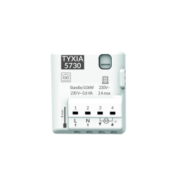 Delta Dore - Récepteur pour volet roulant connecté - Équipement sans fil  - 868MHz - 2A - 80 Nm - Réf : TYXIA 5730