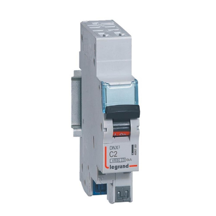 Legrand - Disjoncteur DNX3 Ph/N - 2A - Auto/Auto - Réf : 406780