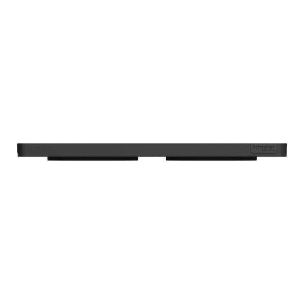 Schneider - Odace 2011 - Touch - Plaque 2 postes - Entraxe 71 mm - Anthracite - Réf : S540804