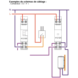 Legrand - Contacteur domestique silencieux - 25A bipolaire - O+F - 412500