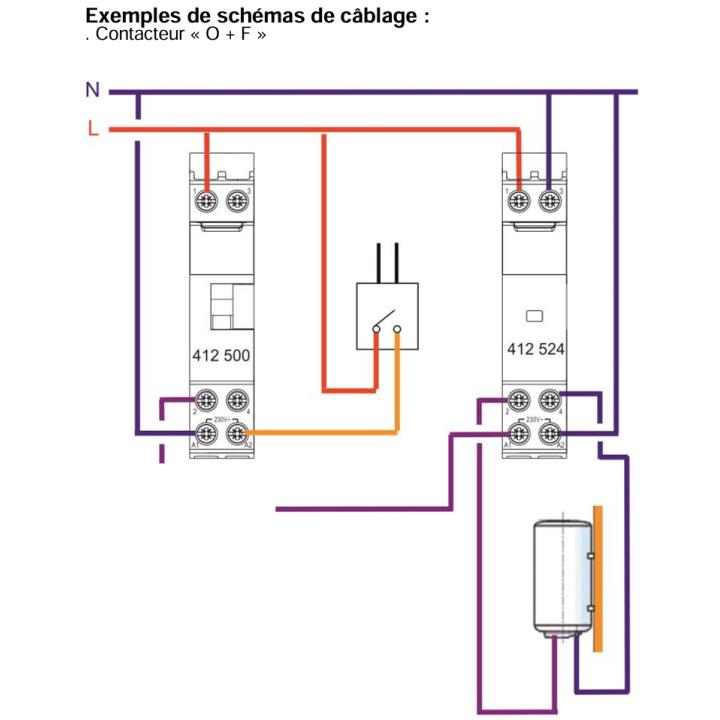 Legrand - Contacteur domestique silencieux - 25A bipolaire - O+F - Réf : 412500