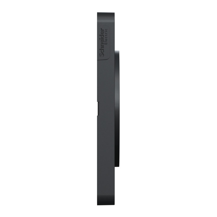 Schneider - Odace 2011 - Touch - Plaque 3 postes - Entraxe 71 mm - Aluminium brossé avec liseré anthracite - Réf : S540806J