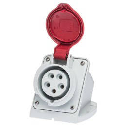 Digital - Prise de Courant Européenne socle 3P+T+N 16A - 380V IP 44 - 51216 - (03323)
