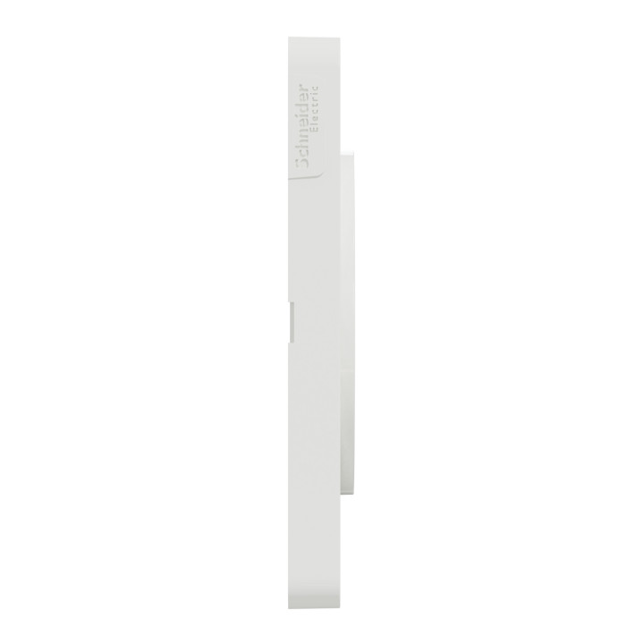 Schneider - Odace 2011 - Touch - Plaque 2 postes - Entraxe 71 mm - Blanc - Réf : S520804