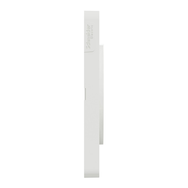 Schneider - Odace 2011 - Touch - Plaque 2 postes - Entraxe 71 mm - Blanc - Réf : S520804