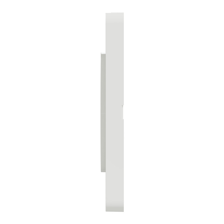Schneider - Odace 2011 - Touch - Plaque 2 postes - Entraxe 71 mm - Blanc - Réf : S520804