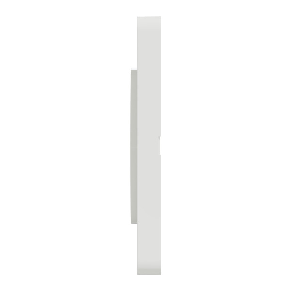 Schneider - Odace 2011 - Touch - Plaque 2 postes - Entraxe 71 mm - Blanc - Réf : S520804