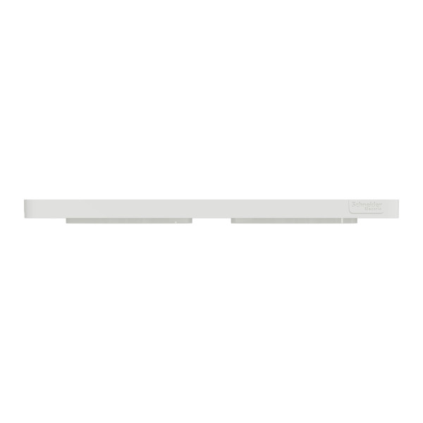 Schneider - Odace 2011 - Touch - Plaque 2 postes - Entraxe 71 mm - Blanc - Réf : S520804