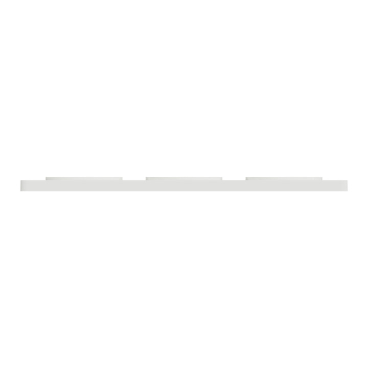 Schneider - Odace 2011 - Touch - Plaque 3 postes - Entraxe 71 mm - Blanc - Réf : S520806