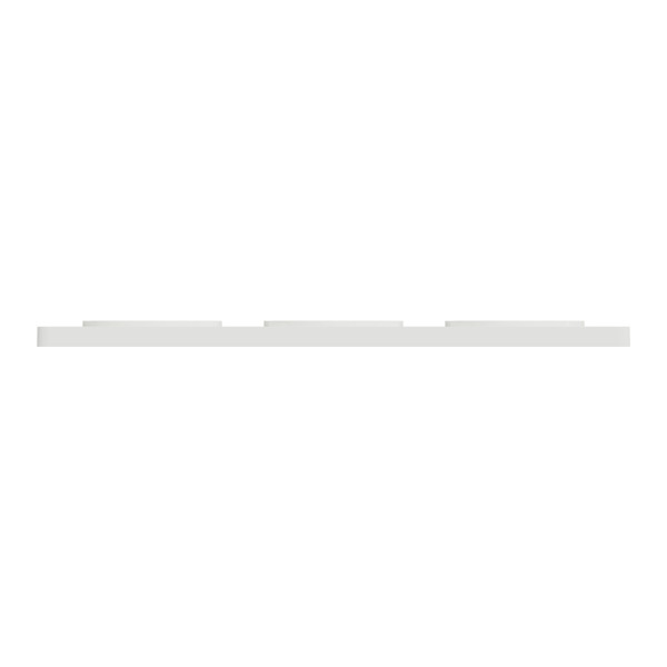 Schneider - Odace 2011 - Touch - Plaque 3 postes - Entraxe 71 mm - Blanc - Réf : S520806