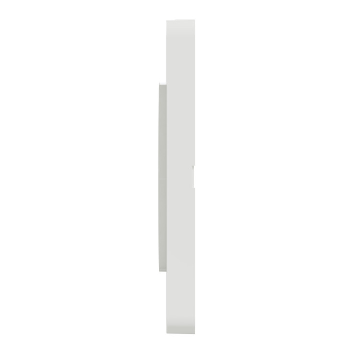 Schneider - Odace 2011 - Touch - Plaque 3 postes - Entraxe 71 mm - Blanc - Réf : S520806