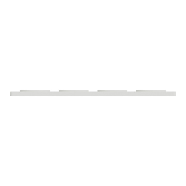 Schneider - Odace 2011 - Touch - Plaque 4 postes - Entraxe 71 mm - Blanc - Réf : S520808