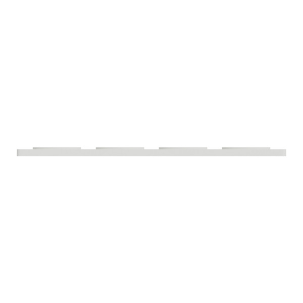 Schneider - Odace 2011 - Touch - Plaque 4 postes - Entraxe 71 mm - Blanc - Réf : S520808