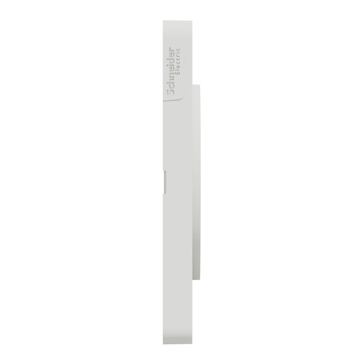 Schneider - Odace 2011 - Touch - Plaque 4 postes - Entraxe 71 mm - Blanc - Réf : S520808