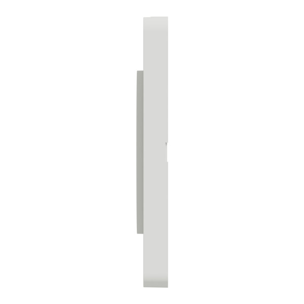 Schneider - Odace 2011 - Touch - Plaque 4 postes - Entraxe 71 mm - Blanc - Réf : S520808