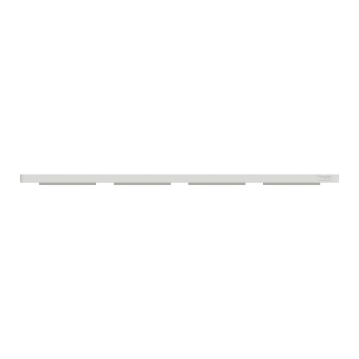 Schneider - Odace 2011 - Touch - Plaque 4 postes - Entraxe 71 mm - Blanc - Réf : S520808