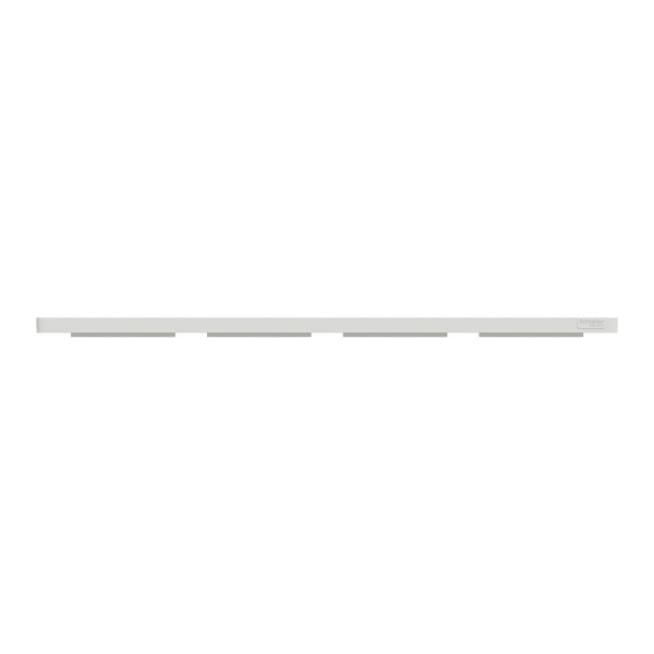 Schneider - Odace 2011 - Touch - Plaque 4 postes - Entraxe 71 mm - Blanc - Réf : S520808