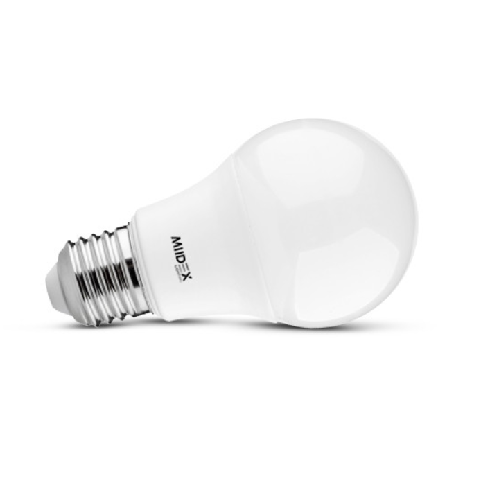 Miidex - Ampoule LED E27 - LED 7W - E - Angle 180° - 4000K - 820lm - Réf : 100601