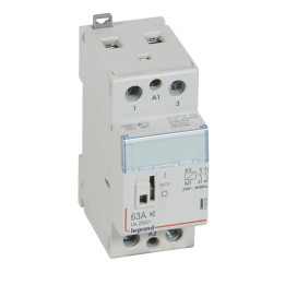 Legrand - Contacteur de puissance bipolaire bobine 230V - 63A - 2F - silencieux - 2M - Réf : 412560