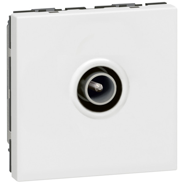 Legrand Mosaic - Prise TV simple - Mâle complet - 1 poste (2M) - 080251 + 277802L + 078782