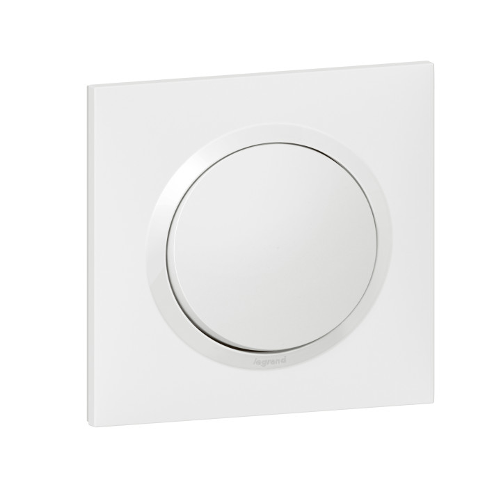 Legrand - Dooxie - Interrupteur ou va-et-vient + Plaque - Ref. : 600001+600801