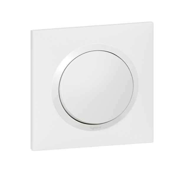 Legrand - Dooxie - Interrupteur ou va-et-vient + Plaque - Ref. : 600001+600801