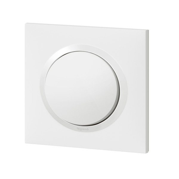Legrand - Dooxie - Interrupteur ou va-et-vient + Plaque - Ref. : 600001+600801